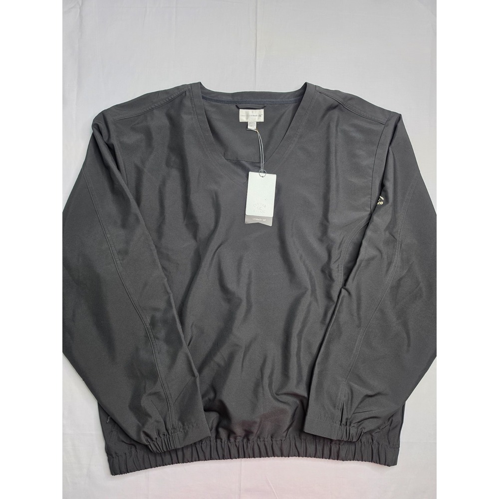 Cutter & Buck CB WindTec Golf Jacket Mens 2XL Black Invesco Logo Performance NWT